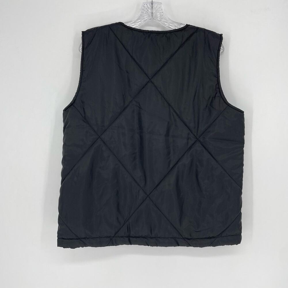 Socialite Black Puff Vest Size Small/Medium - Picture 4 of 6